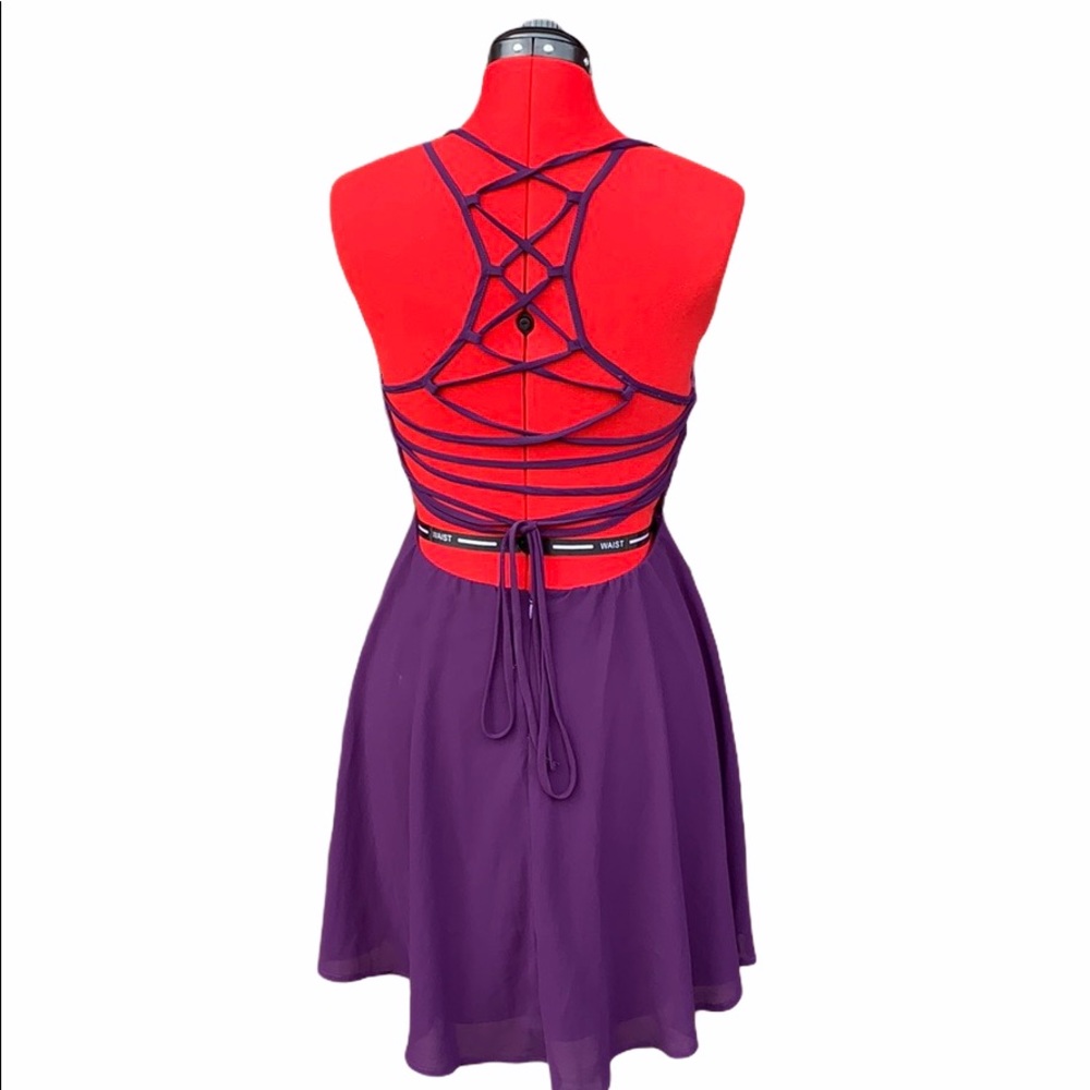 ♦️SOLD♦️Lulus Good Deeds Lace up back Dress Size M - Picture 4 of 11